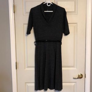 Short sleeve sweater dress